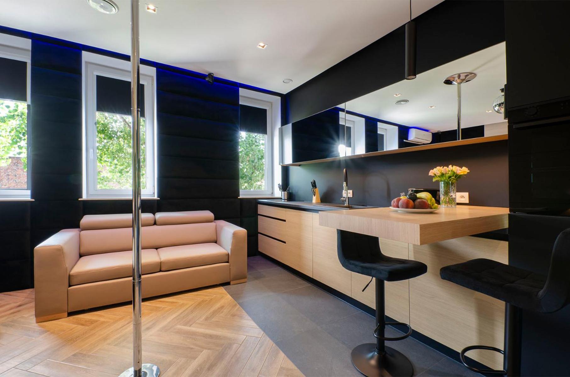 Lupoapartments Z Jacuzzi Pole Dance Leczycka 29 Klimatyzacja Parking Dostep Na Kod Lodž Pokoj fotografie